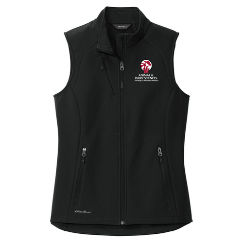 Eddie Bauer Ladies Stretch Soft Shell Vest -- Deep Black