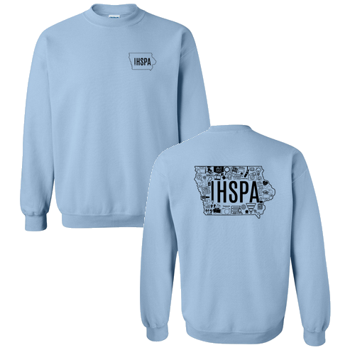 Gildan Heavy Blend Crew Neck Sweatshirt -- Light Blue