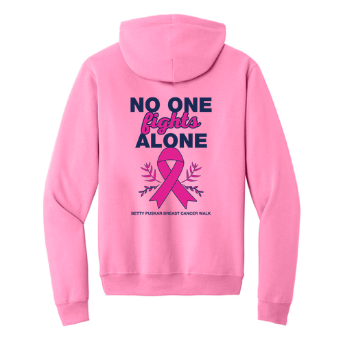 Port and Company Core Fleece Pullover Hooded Sweatshirt -- Candy Pink