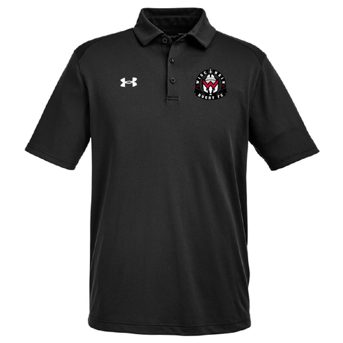 Under Armour Men's Tech Polo -- Black / Wht _001