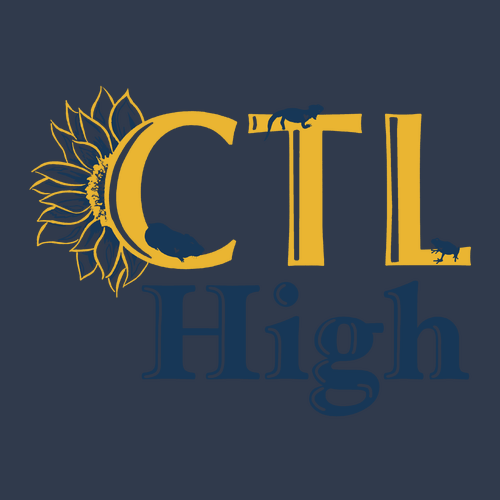 CTL High Tote -- Natural / Royal