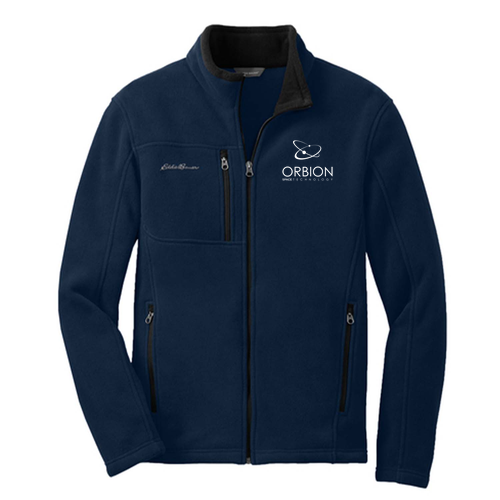 Eddie Bauer Full Zip Fleece Jacket -- River Blue Navy