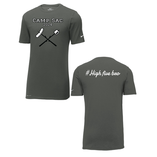 Nike Dri-FIT Cotton / Poly Tee -- Anthracite