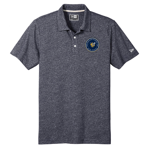 New Era Slub Twist Polo -- True Navy Twist