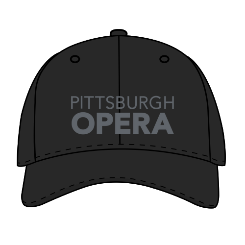 Port and Company 6-panel Twill Hat -- Black