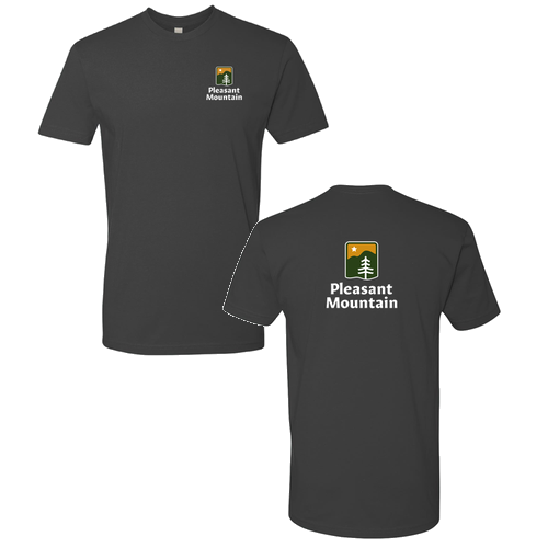 Pleasant Mountain Logo 2 Full color -- Short Sleeve Heavy Metal