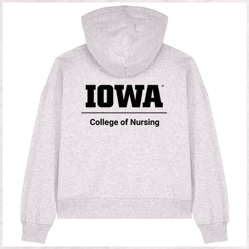 Stanley/Stella Women’s Stella Ida Full-Zip Hooded Sweatshirt -- Cool Heather Grey