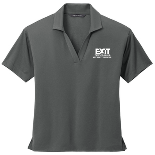 Mercer+Mettle Women's Stretch Jersey Polo -- Anchor Grey