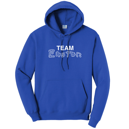Port and Company Core Fleece Pullover Hooded Sweatshirt -- True Royal