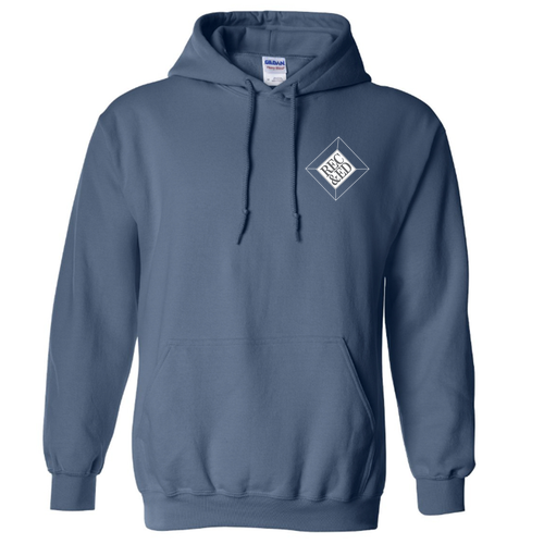 Gildan Heavy Blend Hooded Sweatshirt -- Indigo Blue