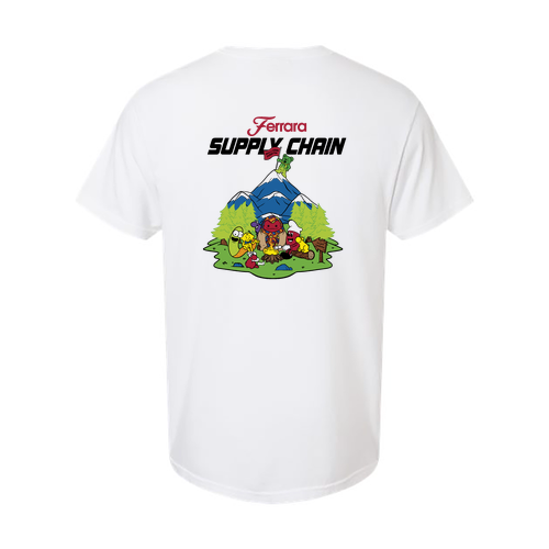Supply Chain Expedition 2025 -- White Short Sleeve Tee