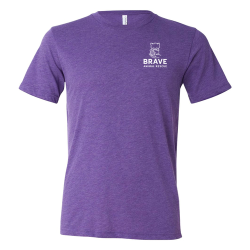 Brave Triblend Tee -- Purple TriBlend