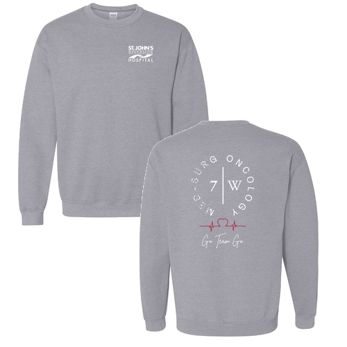 Gildan Heavy Blend Crew Neck Sweatshirt -- Sport Grey