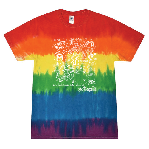 Colortone Multi-Color Tie Dyed T-Shirt -- Pride