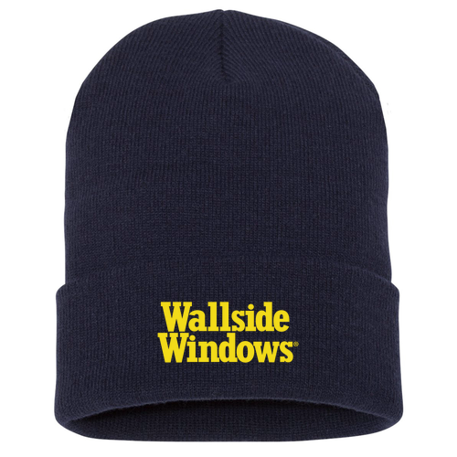Yupoong Knit Hat with Cuff -- Navy