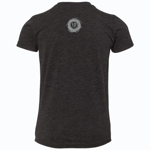 Youth Bella Canvas Triblend Jersey Short Sleeve Tee -- Charcoal Black