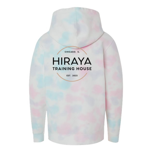 YOUTH Hiraya Logo Midweight Tie-Dye Hoodie-- Tie Dye Cotton Candy