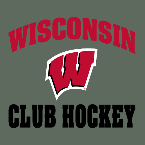 UW Club Hockey Lightweight Hooded Pullover -- Cloud Heather