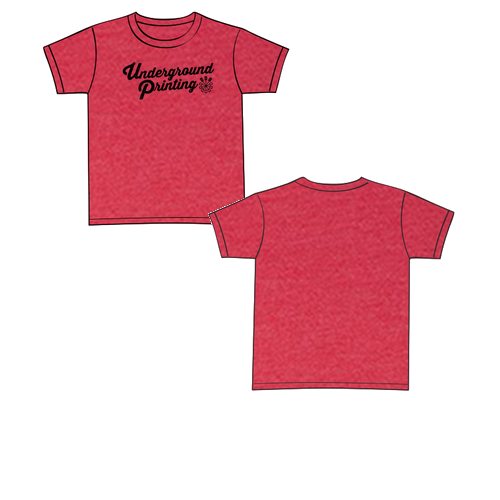 Gildan Heavy Cotton Basic Youth T-Shirt -- Heather Red