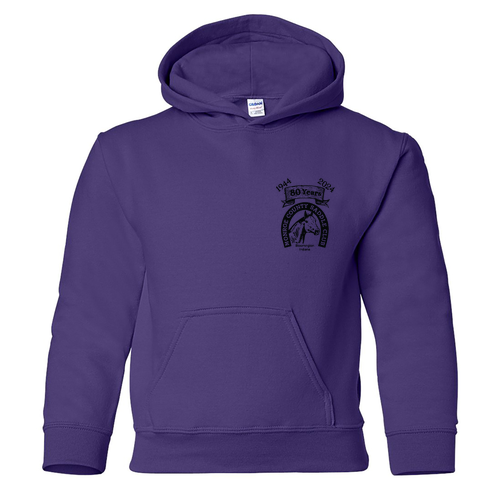 Gildan Heavy Blend Youth Hooded Sweatshirt -- Purple