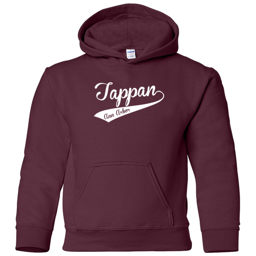 Youth Gildan Heavy Blend Hooded Sweatshirt -- Maroon