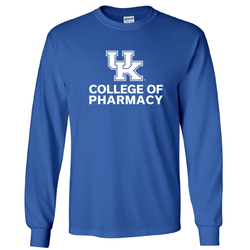 Gildan Ultra Cotton Longsleeve Basic T-Shirt -- Royal