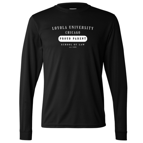 Class of '26 Proud Parents Performance Long sleeve -- Black