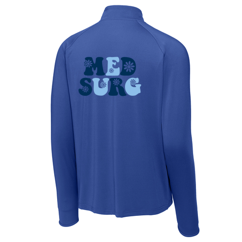 Sport Tek Sport Wick Stretch Half Zip Pullover -- True Royal