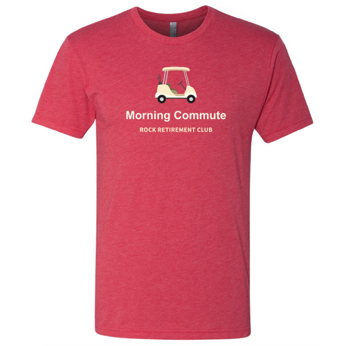 Morning Commute- Vintage Red