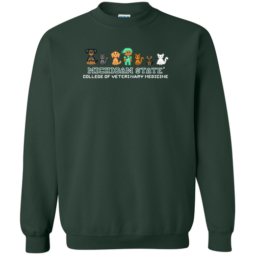 Gildan Heavy Blend Crew Neck Sweatshirt Cats and dogs