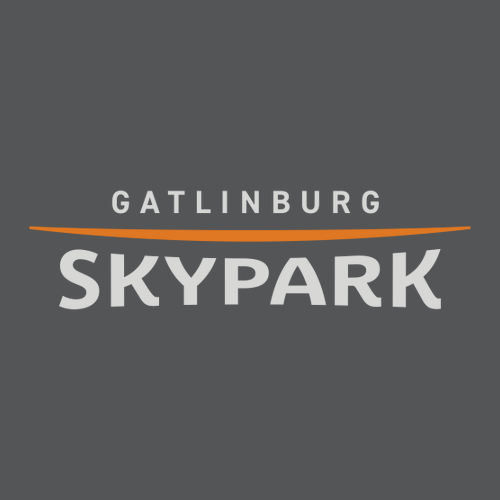 Gatlinburg Skypark Logo 1 Grey & Orange Ink -- Sponge Fleece Crewneck Sweatshirt Asphalt