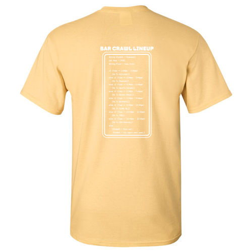 Gildan Heavy Cotton Basic T-Shirt -- Yellow Haze