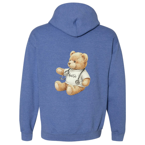 Gildan Heavy Blend Hooded Sweatshirt -- Heather Deep Royal