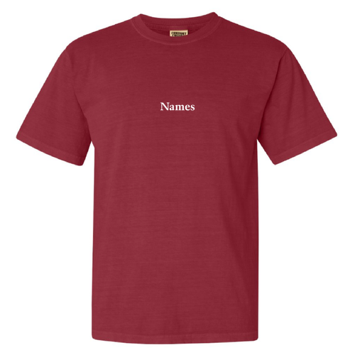 Comfort Colors Ringspun Garment Dyed T Shirt -- Crimson
