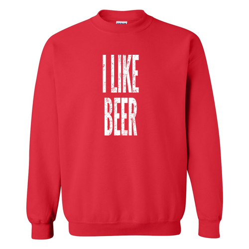 Gildan Heavy Blend Crew Neck Sweatshirt -- Red