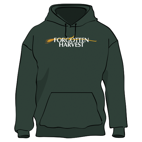 Forgotten Harvest Hooded Sweatshirt -- Forest Green