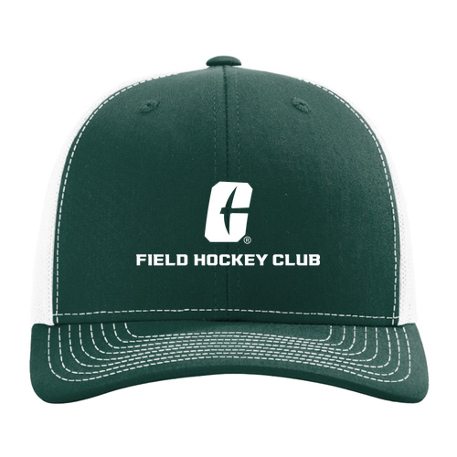 Richardson Snapback Trucker Cap -- Dark Green / White