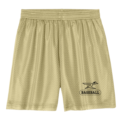 Sport-Tek Youth PosiCharge Mesh 5” Short -- Vegas Gold