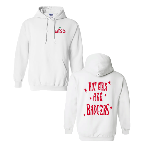 Gildan Heavy Blend Hooded Sweatshirt -- White