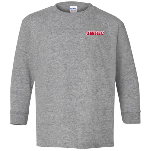 Gildan Youth Heavy Cotton Longsleeve -- Sport Grey