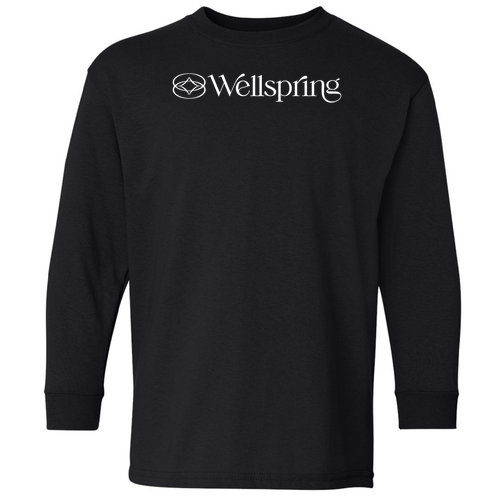Gildan Youth Heavy Cotton Longsleeve -- Black