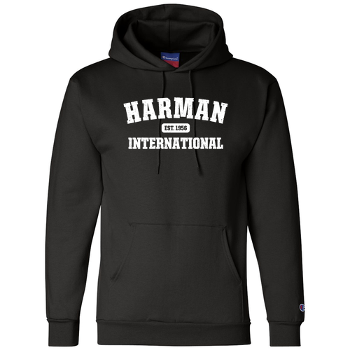 Champion Powerblend Adult Hooded Sweatshirt -- Black