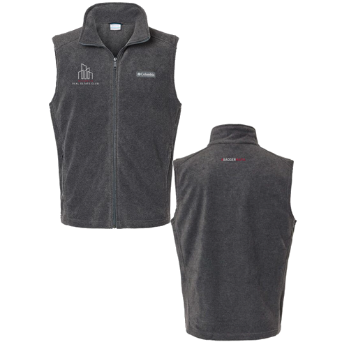 Columbia Mens Steens Mountain Fleece Vest -- Charcoal Heather