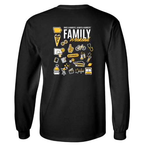 Gildan Ultra Cotton Longsleeve Basic T-Shirt -- Black
