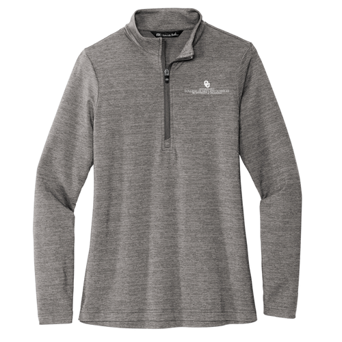 Travismathew Ladies Crestview 1 / 4-Zip -- Grey Heather