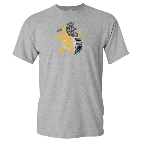 Gildan Heavy Cotton Basic T-Shirt -- Sport Grey