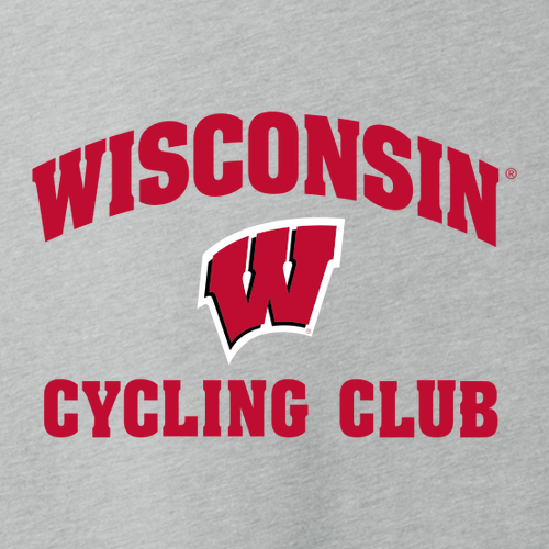 Wisconsin Cycling Club Long Sleeve Tee -- Athletic Grey Triblend