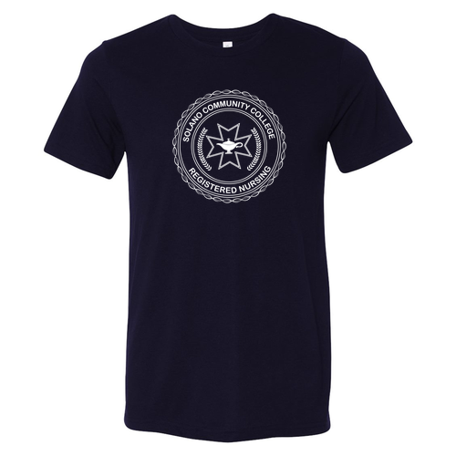 Faculty Bella Canvas Triblend Short Sleeve T-Shirt -- Navy Solid Triblend