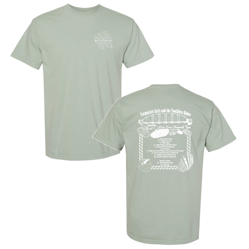 Comfort Colors Unisex Garment-Dyed Heavyweight T-Shirt -- Bay w/White Ink