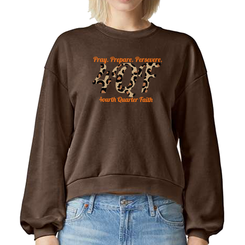 ReFlex Fleece Women's Crewneck Sweatshirt -- Brown